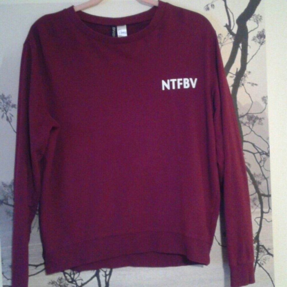 Dark Red Sweatshirt